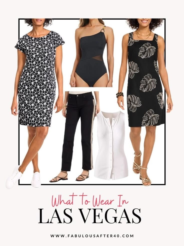Packing for Las Vegas can feel a little overwhelming because the city has a style all of its own. ✨

My advice? Don’t be afraid to have a little fun with your wardrobe! Think bold prints, a touch of sparkle, vibrant colours, or a statement outfit that makes you feel confident. Vegas is one of those places where you can wear something a little more glamorous than you normally would—and you’ll fit right in.

The key is finding that balance between looking stylish and staying comfortable because you’ll be doing a lot more walking than you expect. A chic pair of comfortable shoes for the day and something a little dressier for the evening is always a good.

#LTKOver40 #LTKSeasonal #LTKTravel