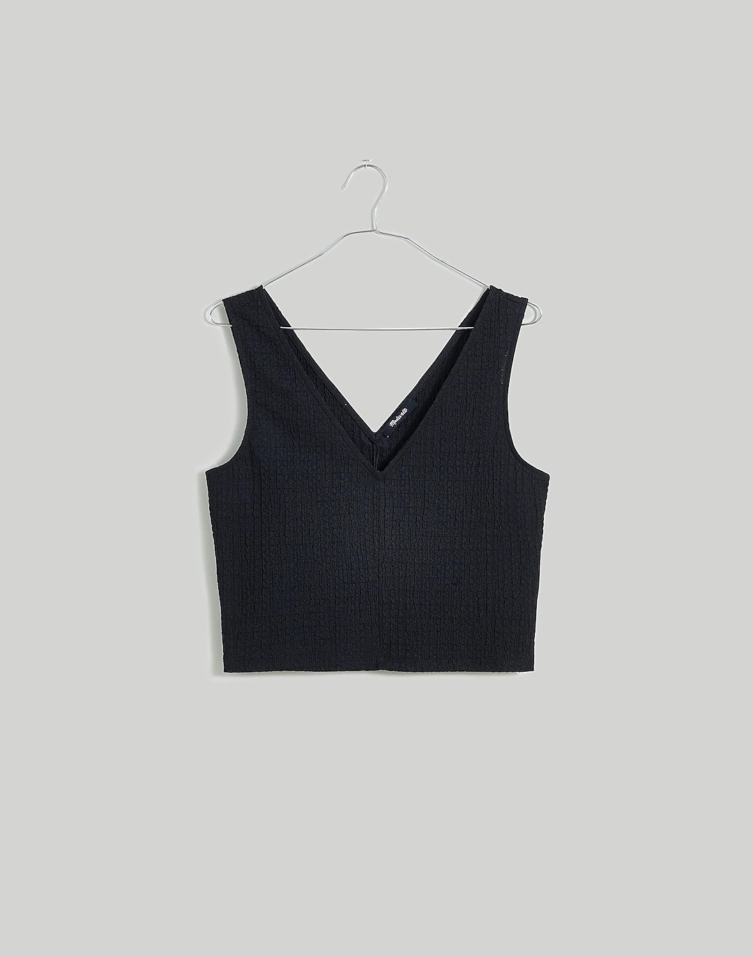 V-Neck Sleeveless Crop Top | Madewell