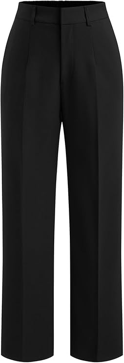 CIDER Women's Tapered Trousers Middle Waist Casual Stylish Pants | Amazon (US)