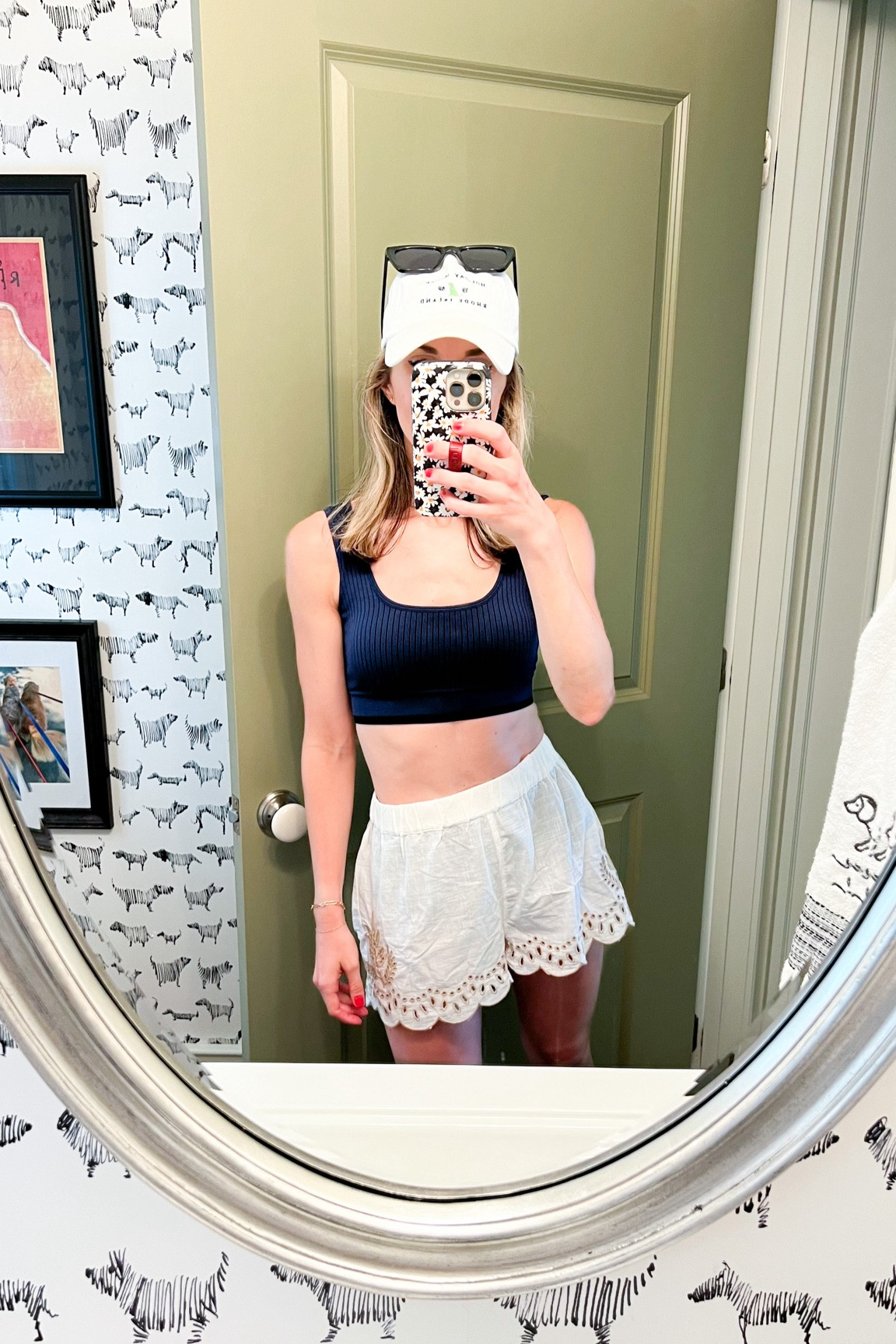 Today’s swim ✨

This suit is so comfy and flattering! Wearing a small.

XXS in the coverup shorts. 

And the hat… if you know the song “last great American dynasty” you get it 😆



#LTKFindsUnder50 #LTKSaleAlert #LTKSwim