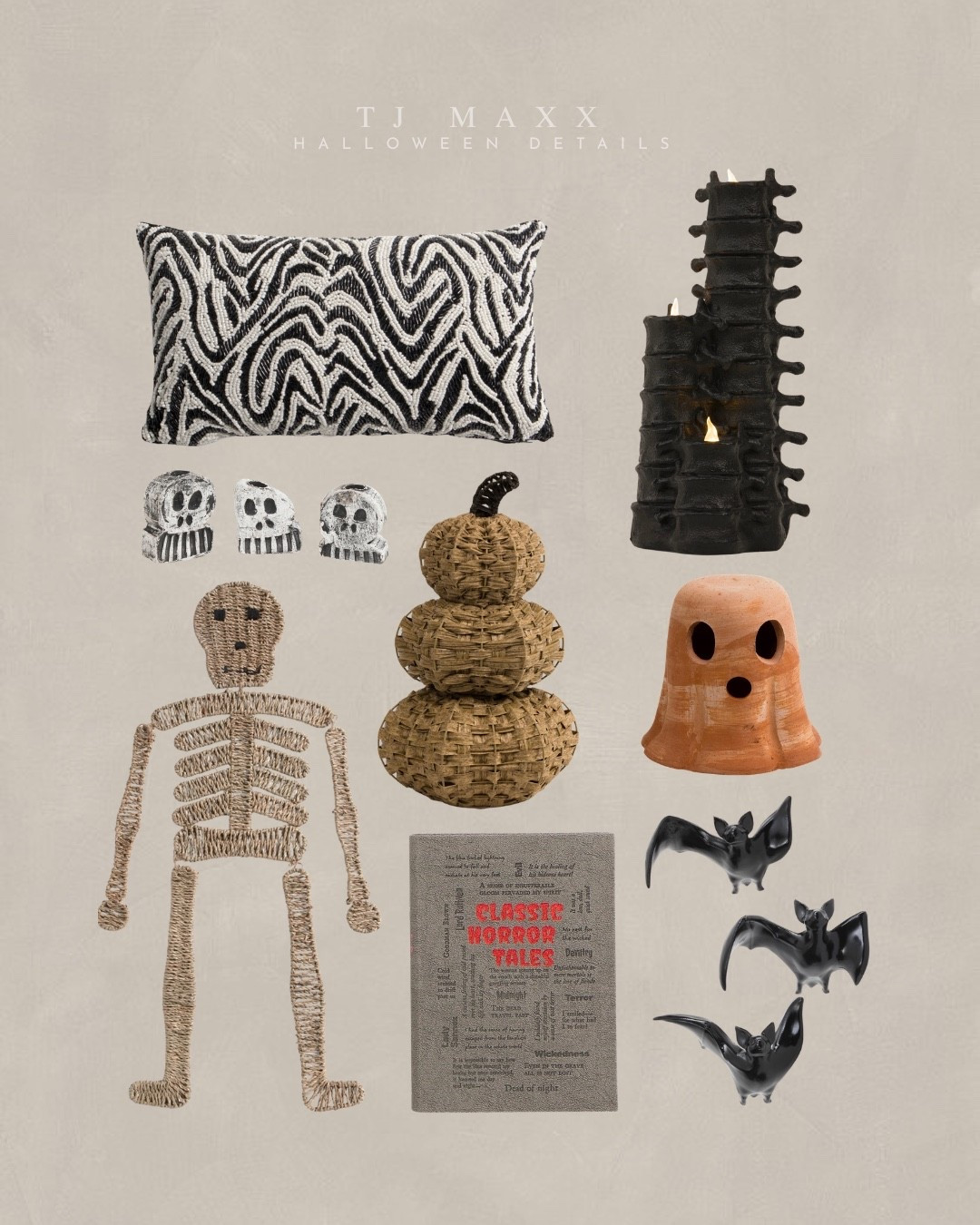 Some more Halloween decor (and another animal print throw pillow for the vibes lol) I’m liking from tj maxx!

Tj maxx Halloween
Halloween decor
Halloween edit 
Zebra print 
Animal print pillow
Home decor

#LTKSeasonal #LTKHome