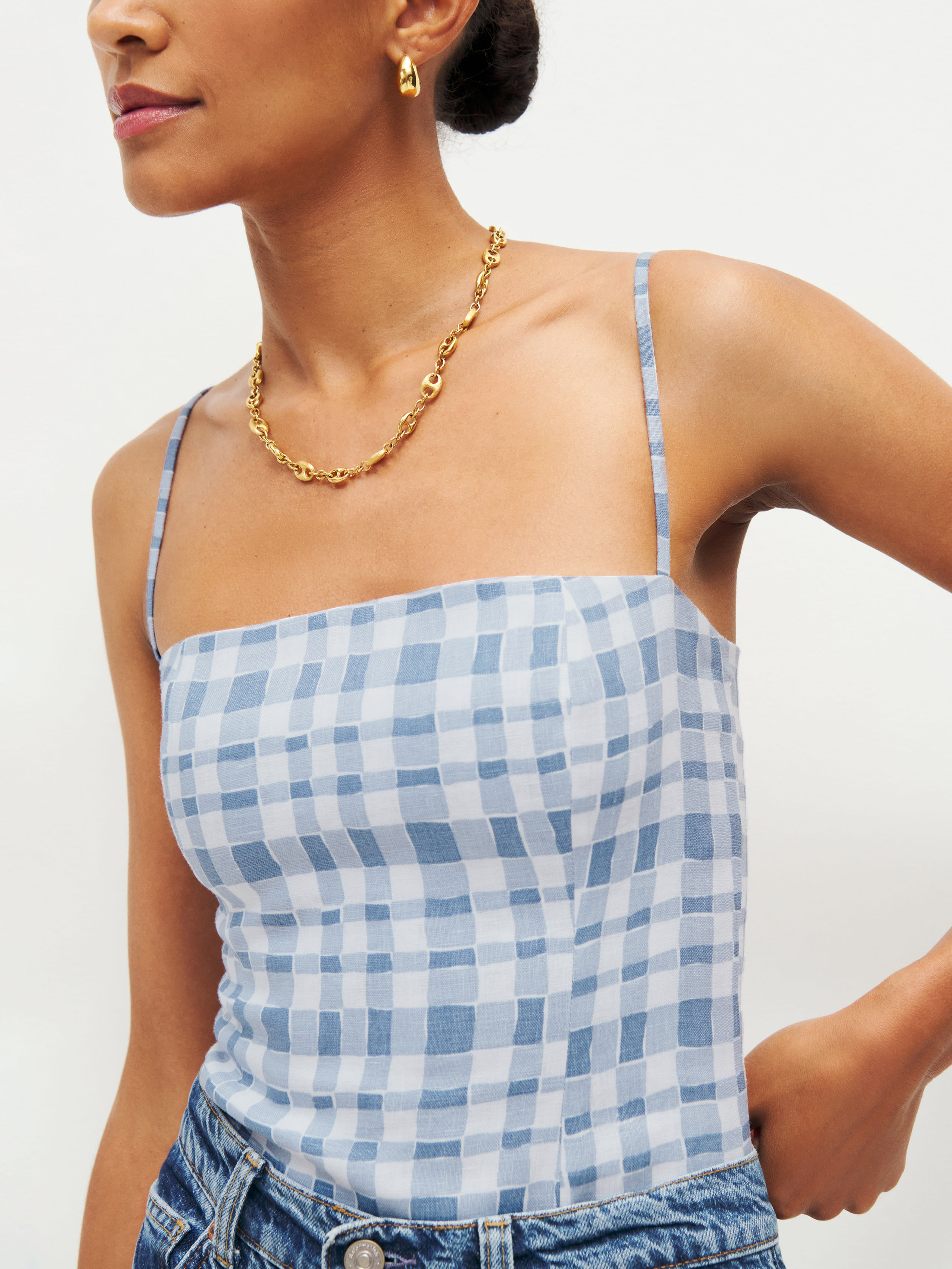 Overland Linen Top | Reformation (Global)