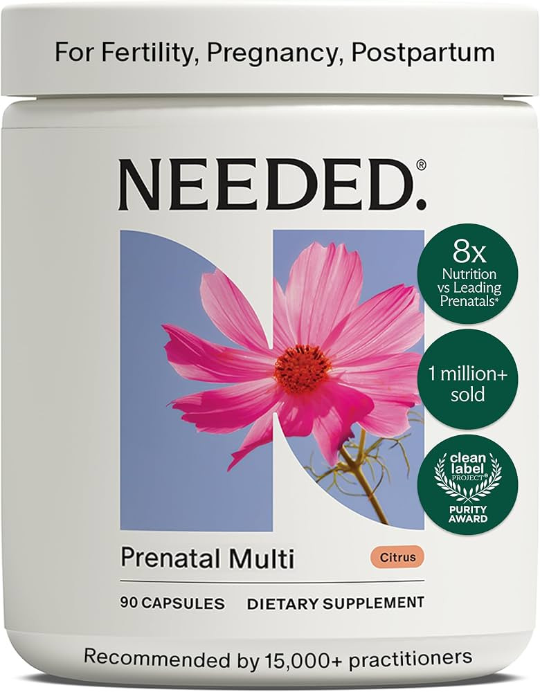 Needed. Multivitamin for Prenatal | Prenatal Multi Essentials Capsule - Pregnancy, Breastfeeding,... | Amazon (US)