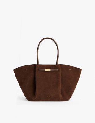 New York leather tote bag | Selfridges