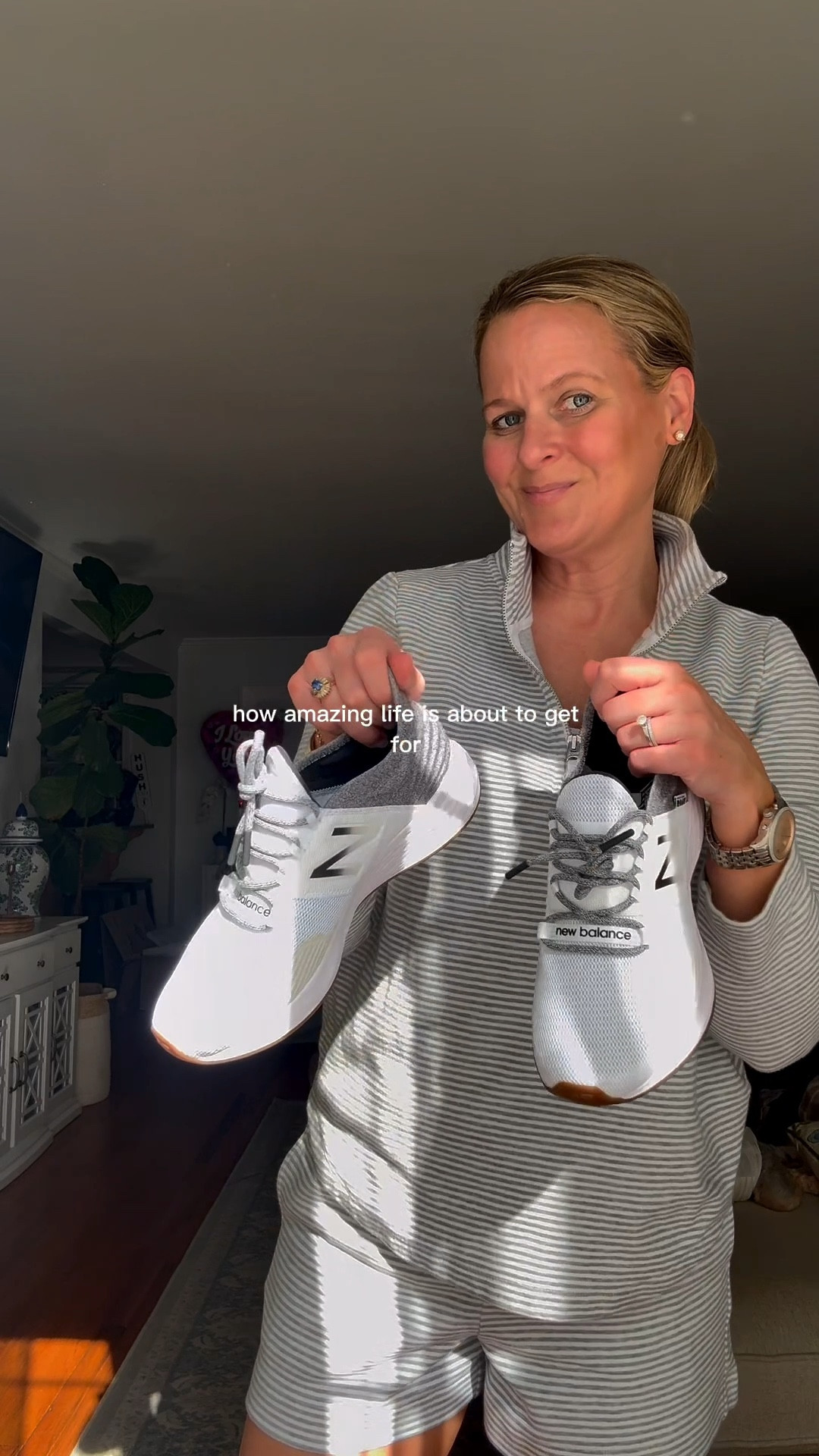 New outfit for spring! I love a matching set and this sweatshirt set is perfect! 

Sneakers, tennis shoes, spring outfits, casual outfits, smart casual style, smart casual, weekend outfit, striped sweatshirts, cute outfits for spring, spring outfits, travel outfits, vacation outfits

#LTKootd #LTKSaleAlert #LTKOver40