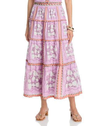 AQUA Tiered Maxi Skirt - Exclusive | Bloomingdale's Women | Bloomingdale's (US)