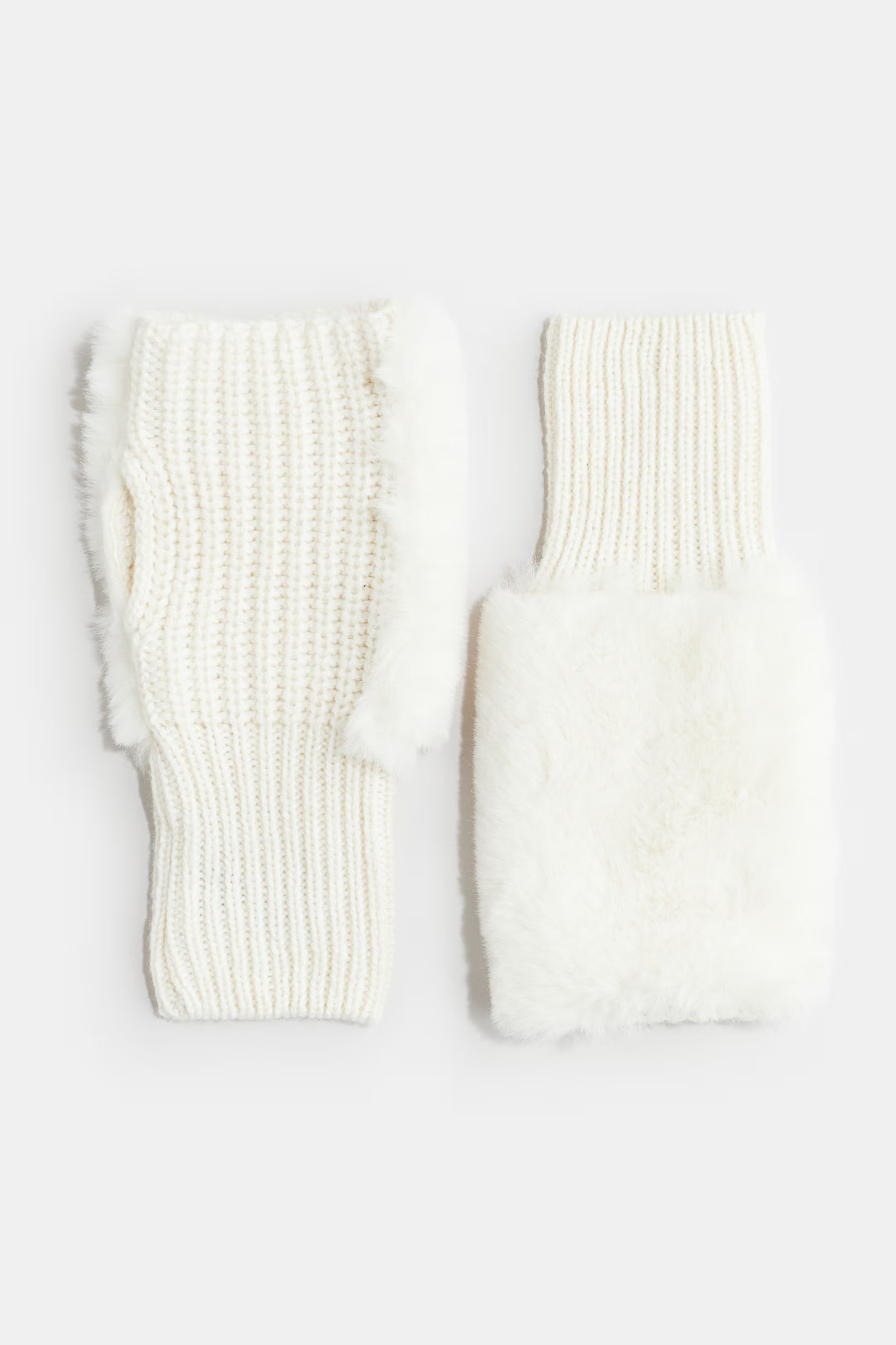 Fluffy Arm Warmers - Cream - Ladies | H&M US | H&M (US + CA)