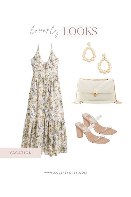 Loverly Grey vacation look for your next beach trip! This is the perfect floral maxi dress from Abercrombie & Fitch  

#LTKSeasonal #LTKtravel #LTKstyletip