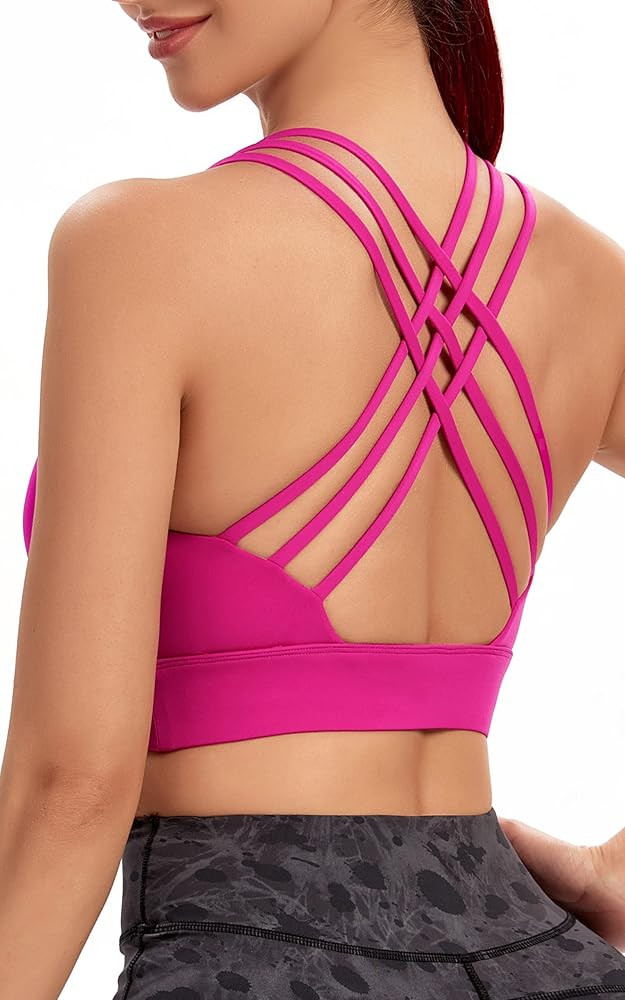 Botel High Impact Sports Bras for Women, Criss Cross Sports Running Bra, High Support Bra with Re... | Amazon (US)