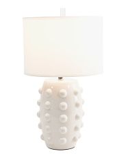 26in Ceramic Dots Table Lamp | TJ Maxx