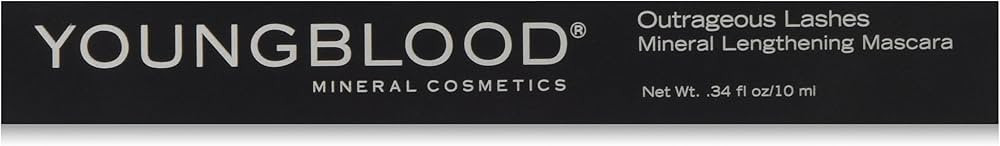 YOUNGBLOOD Outrageous Lashes Mineral Lengthening Mascara, 0.23 Oz - Color Blackout | Amazon (US)