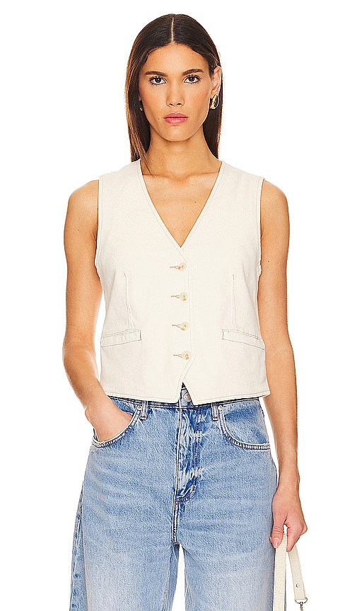 PISTOLA Vero Vest in Cream. - size XXS | Revolve Clothing (Global)