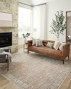 Loloi Angela Rose x Blake Collection BLA-05 Sand / Sky, Transitional 7'-10" x 10'-2" Area Rug | Amazon (US)