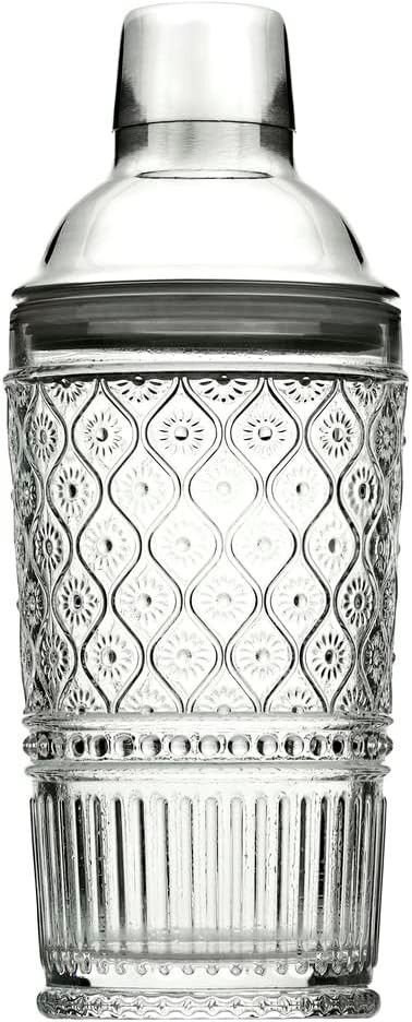 Godinger Cocktail Shaker, Martini Shaker, Glass Cocktail Shaker - 17oz, Claro Collection | Amazon (US)