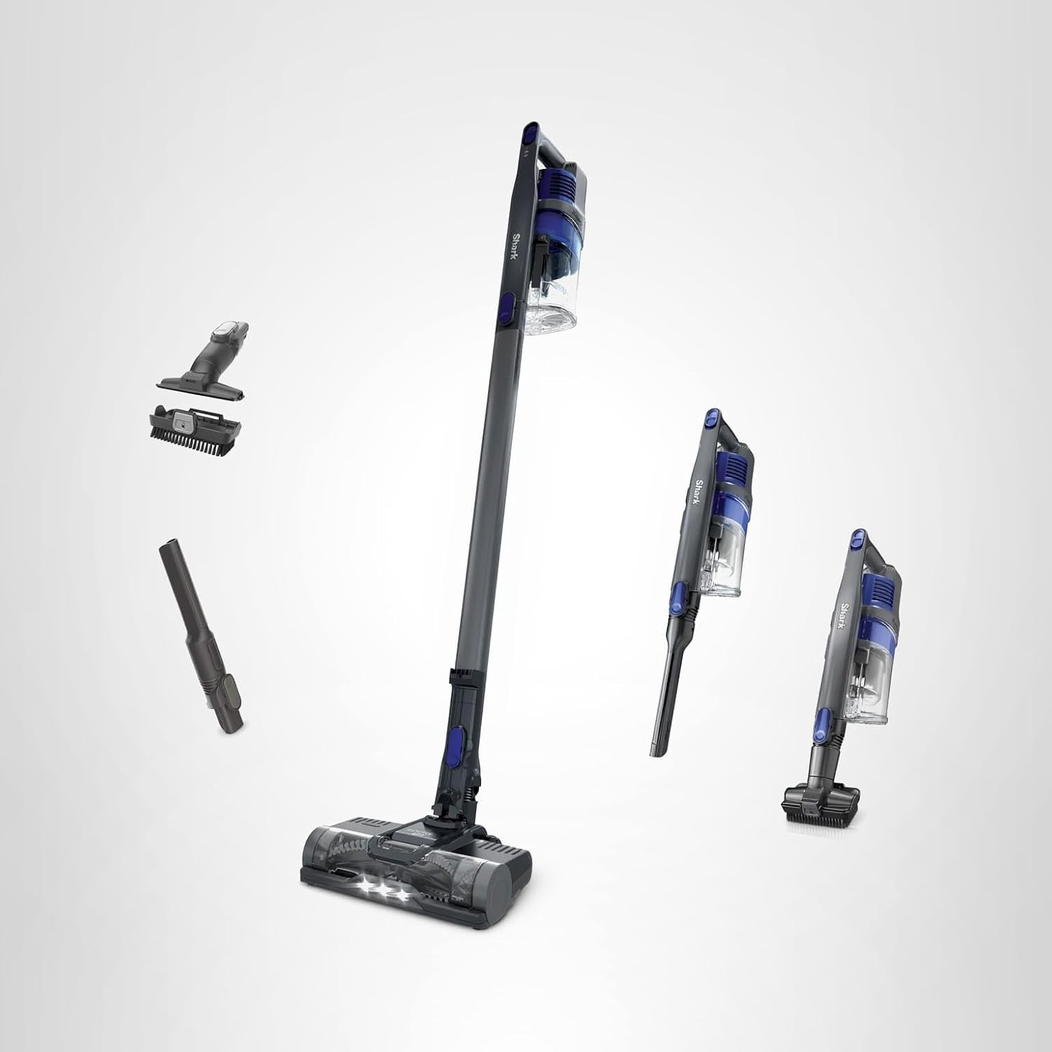 Shark IX141 Pet Cordless Stick Vacuum with XL Dust Cup, LED Headlights, Removable Handheld Vac, Crevice Tool, Portable Vacuum for Household Pet Hair, Carpet and Hard Floors, 40min Runtime, Grey | Amazon (US)
