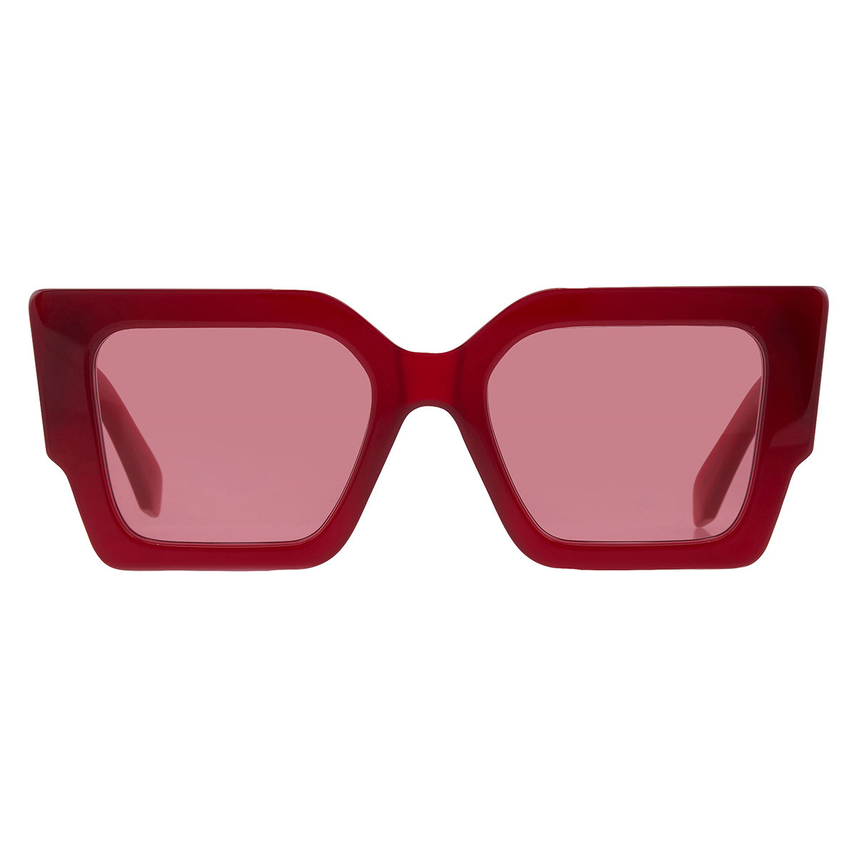 CATALINA Burgundy Grey Square Ladies Sunglasses | Jomashop.com & JomaDeals.com