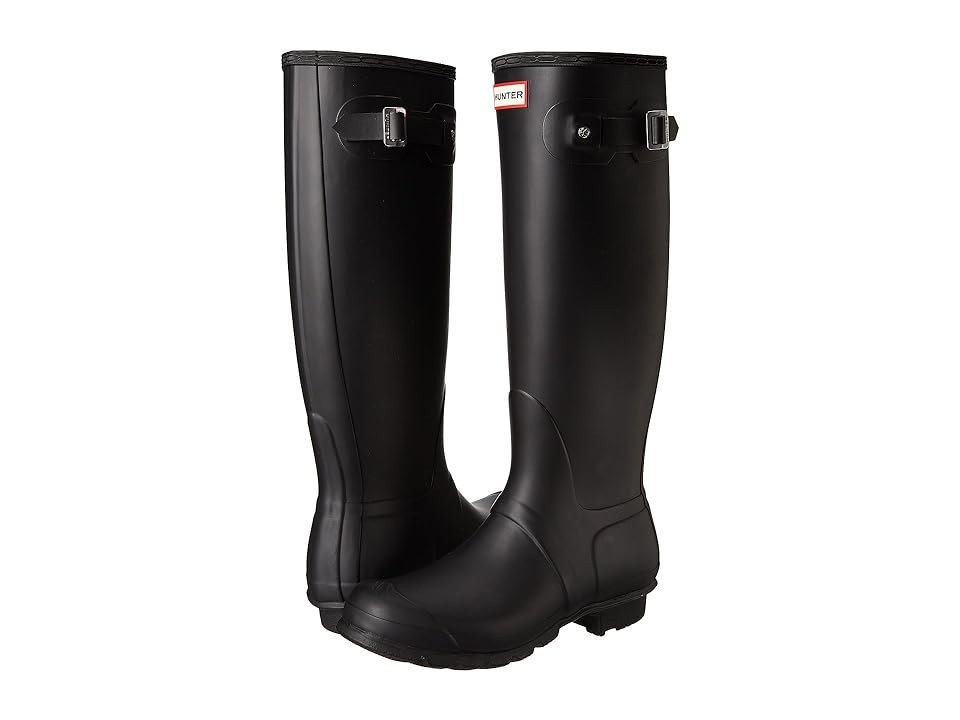 Hunter Original Tall Women's Rain Boots Black : 10 M, Rubber | Zappos