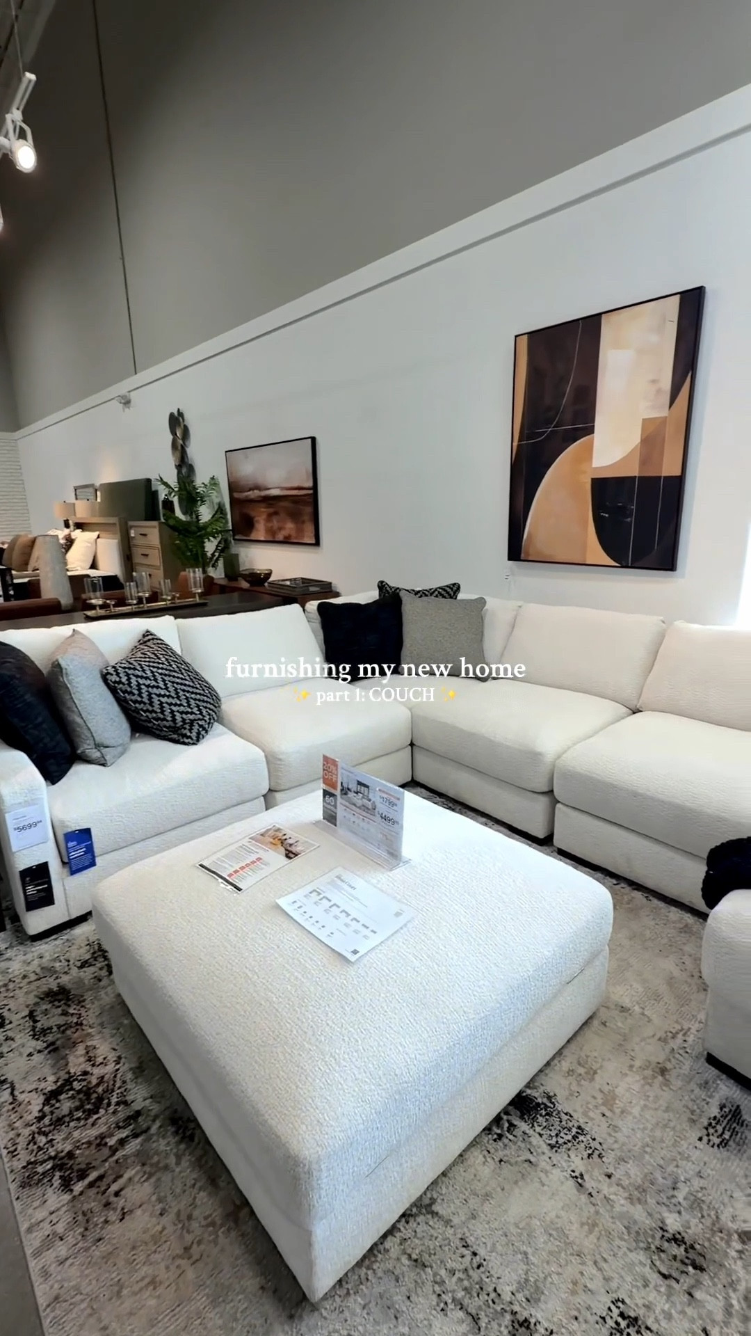 furnishing my new home! step 1: my COUCHHH!!! comfiest, most beautiful couch from Ashley #HomeDecor #Couch

#LTKdayinmylife #LTKSeasonal #LTKHome