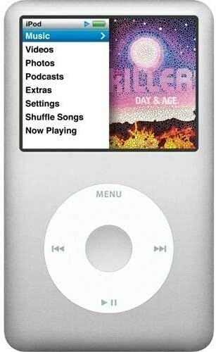 Apple Music Player iPod Classic 7th Generation 160gb Silver Packaged in Plain White Box (Renewed) | Amazon (US)