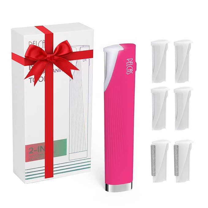 PELCAS Electric Dermaplaning Tool for Face with LED Light, Mini Dermaplaning Razor Kit for Women ... | Amazon (US)