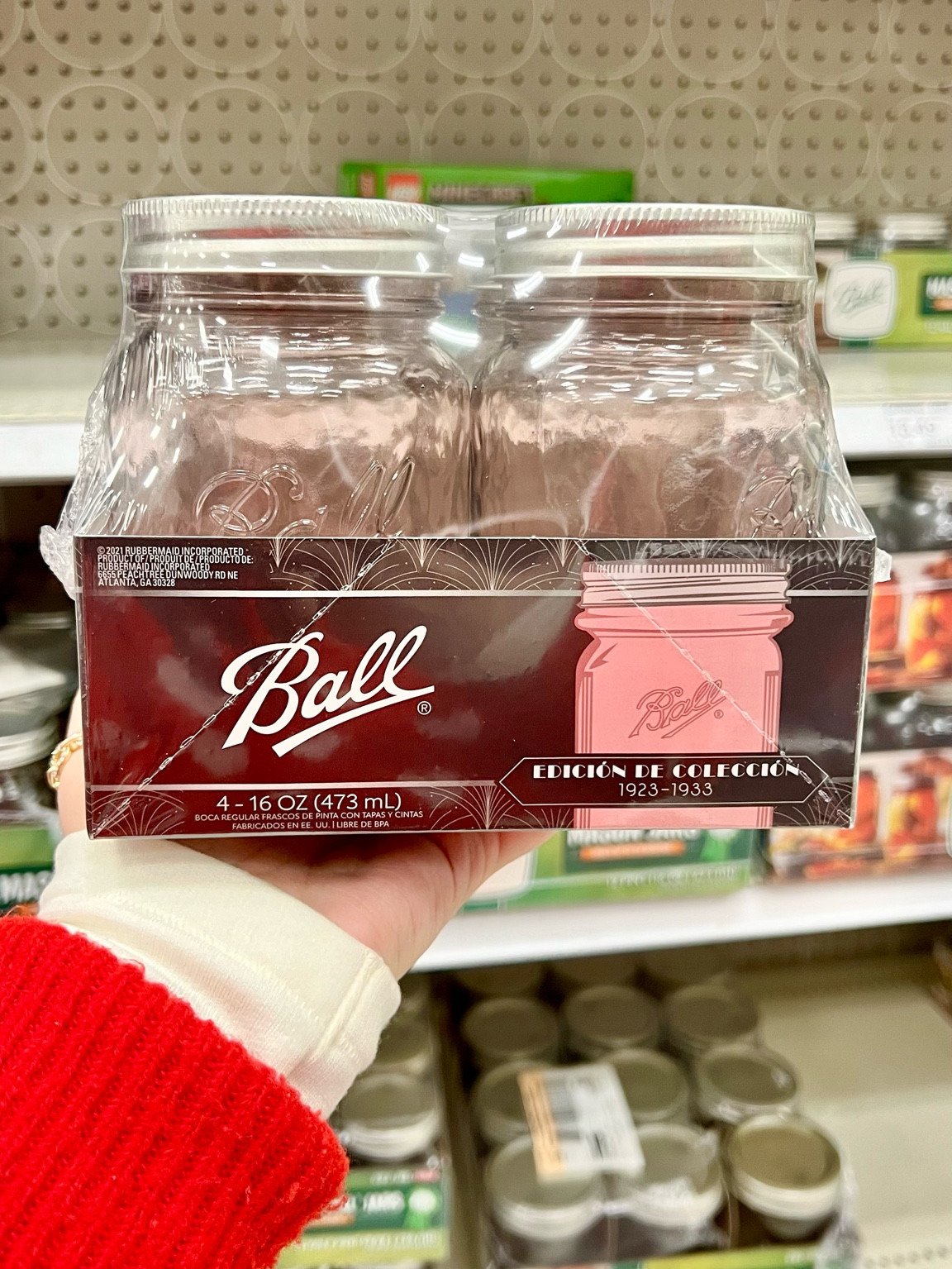 Pink Mason Jars 

Rose Vintage Mason Jar with Lid and Band: Pink Canning Jars, Dishwasher-Safe

#LTKHome #LTKGiftGuide #LTKSeasonal