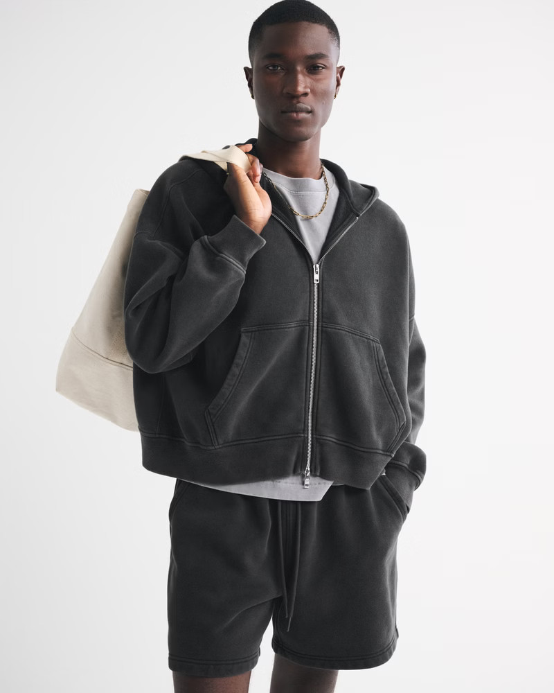 Men's Essential Popover Hoodie | Men's | Abercrombie.com | Abercrombie & Fitch (US)