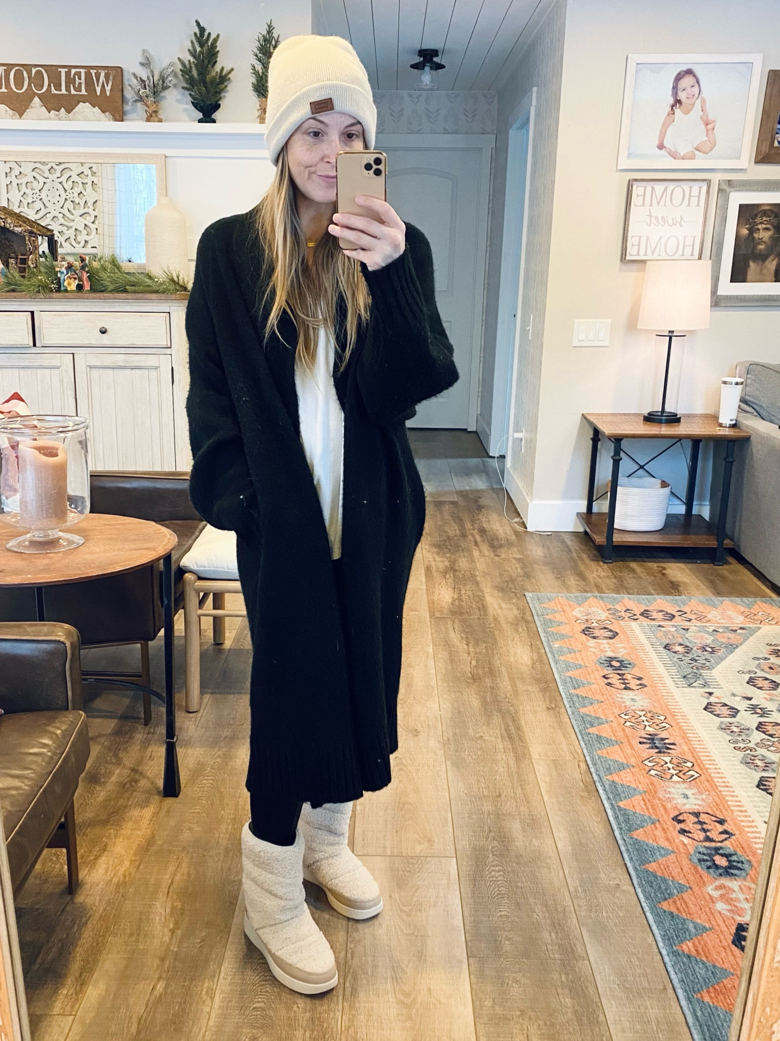 When you’re sick… coatigan and Sherpa boots for the win 🤍

#LTKSeasonal #LTKfit #LTKunder100