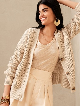 Ribbed Cardigan | Banana Republic (US)