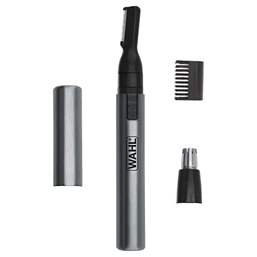 Wahl Micro Groomsman Battery Personal Trimmer for Hygienic Grooming with Rinseable, Interchangeable Heads for Eyebrows, Neckline, Nose, Ears, & Other Detailing - 05640-600 | Amazon (US)