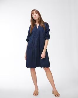 Embroidered Tiered Dress | Chico's