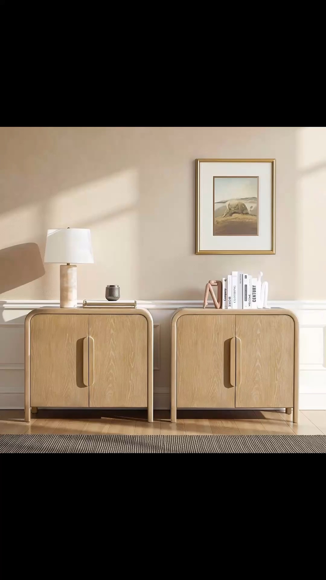Backlund 36"W 2-Door Modern Natural Storage Oak Veneer Wood Cabinet with Adjustable Shelves (Set of 2)

#LTKootd #LTKfitnessgoals #LTKdayinmylife