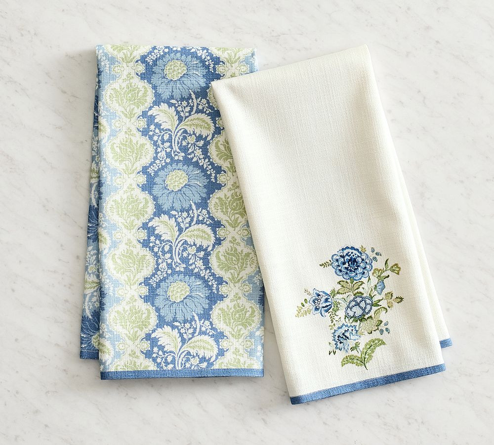 Kravet Tea Towels - Mixed Set of 2 | Pottery Barn (US)