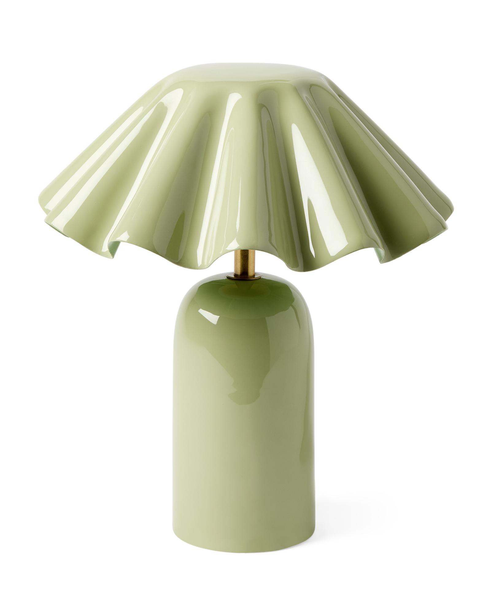 Brooks Fluted Cordless Table Lamp | Serena and Lily