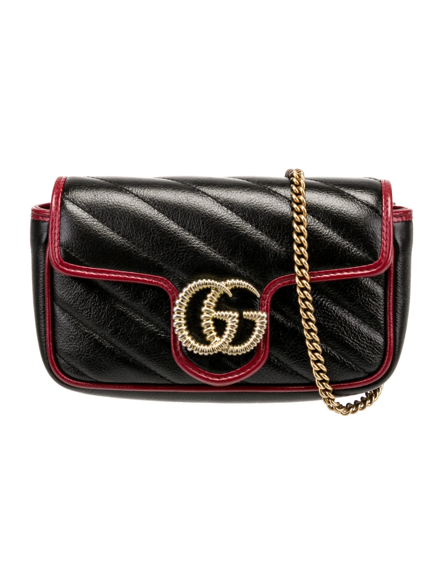 GG Super Mini Torchon Marmont Matelassé Shoulder Bag | The RealReal