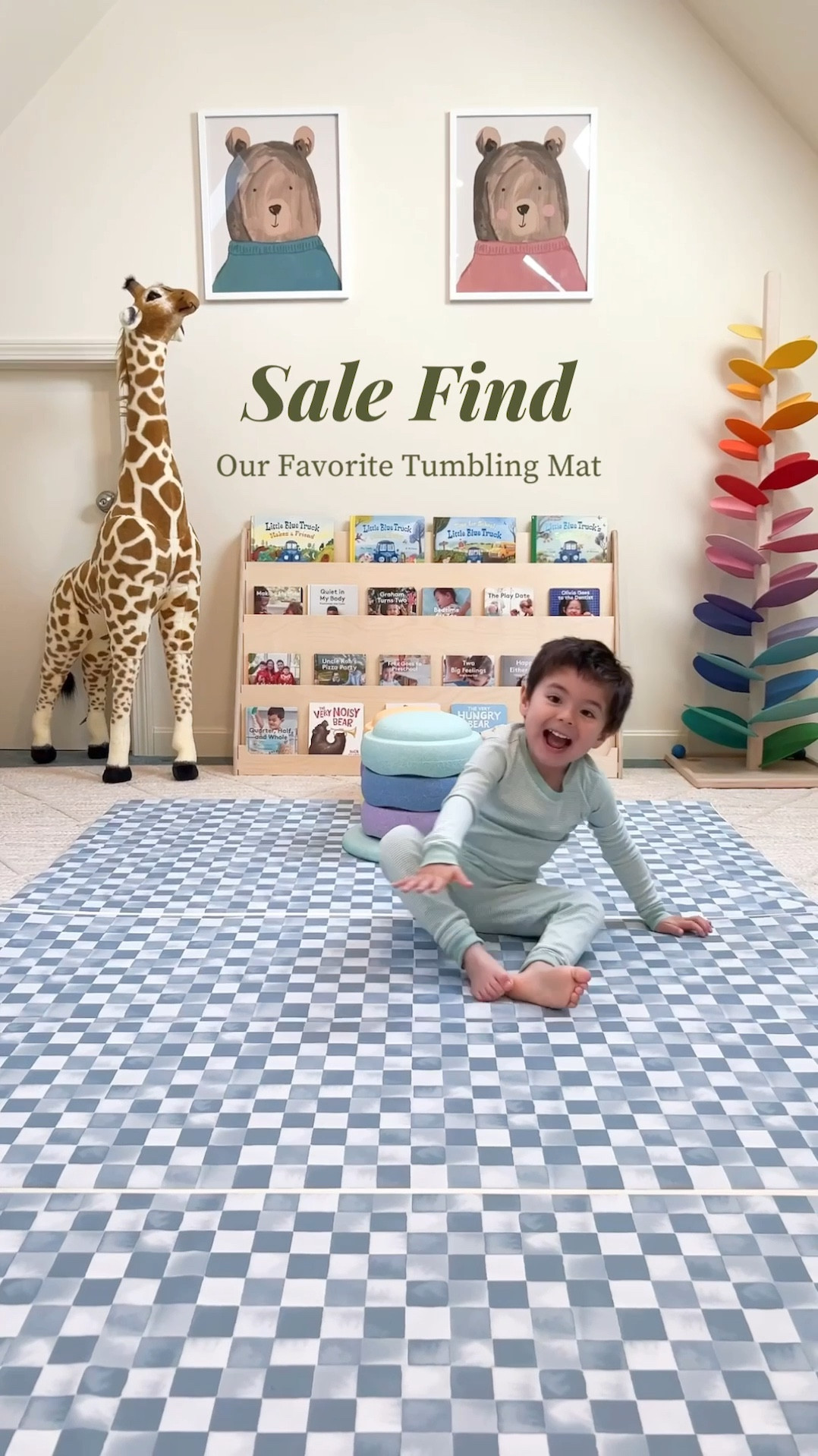 Our favorite tumbling mat is currently on Sale. Christmas gifts for kids, holiday gift guide, kids gift ideas, toddler gifts, preschool gifts, screen-free toys, open-ended play. 🎁
#playroom #giftguide #toysforkids

gift ideas for kids, gifts for little girls, gifts for little boys, kids gifts, cute kids finds, kids Christmas gifts, girls birthday gifts, boys birthday gifts, Playroom decor ideas,  cute playroom decor Inspo, kids playroom, kids play table, kids art table, art room, screen free activities, toddler activities, rainbow playroom, playroom ideas, playroom makeover , cyber monday sale

#LTKHoliday #LTKGiftGuide #LTKCyberWeek