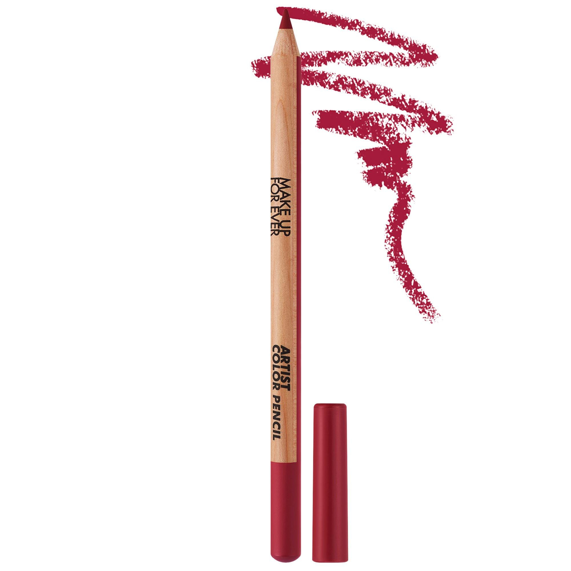 MAKE UP FOR EVER Artist Color Pencil Long-Lasting Lip Liner 714 Full Red 0.04 oz / 1.41 g | Sephora (US)
