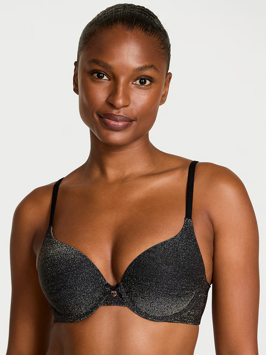 Buy Perfect Shape Shimmer Push-Up Bra, Black - Order Bras online - Victoria's Secret US | Victoria's Secret (US / CA )