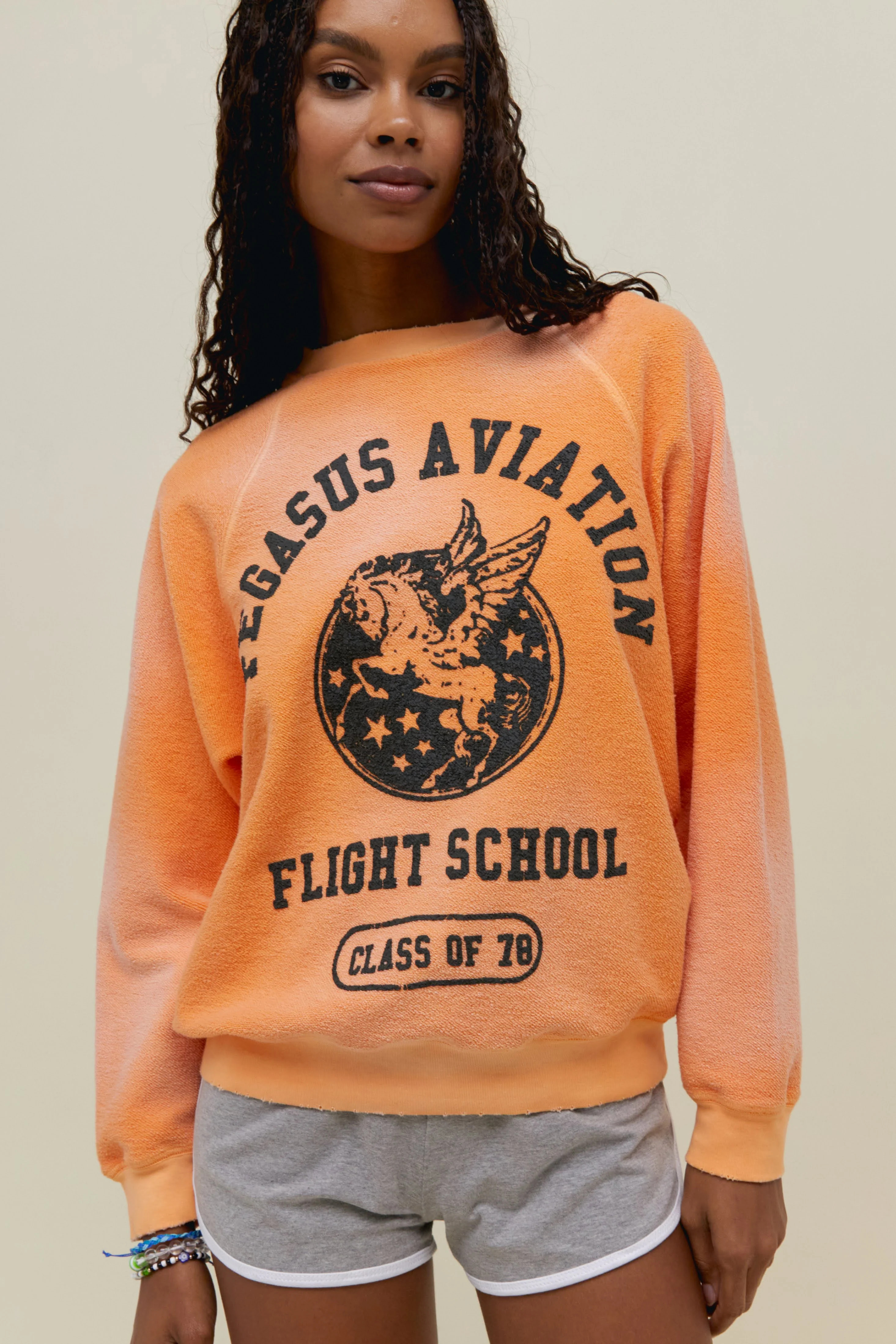 Pegasus Aviation Reverse Raglan Crew | Daydreamer