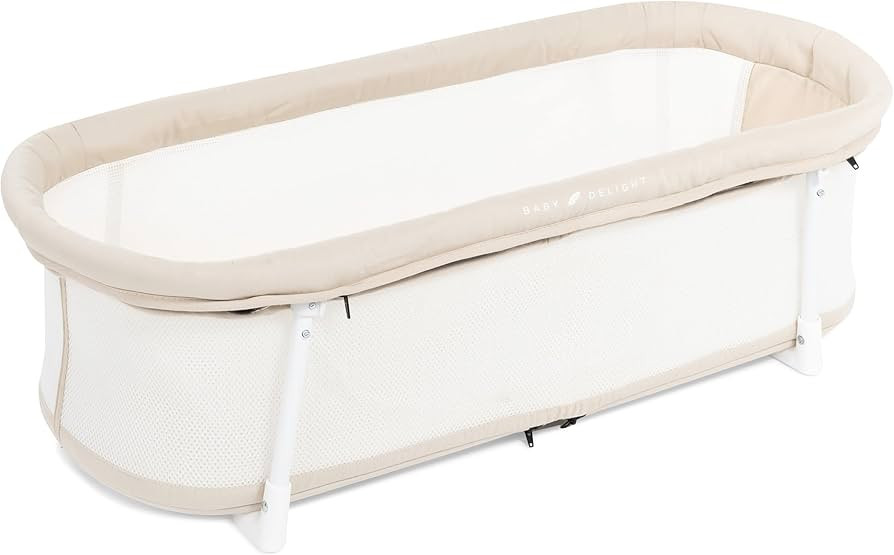 Baby Delight Snuggle Nest Bassinet, Portable Baby Bed, for Infants 0 – 5 Months, Organic Oat | Amazon (US)