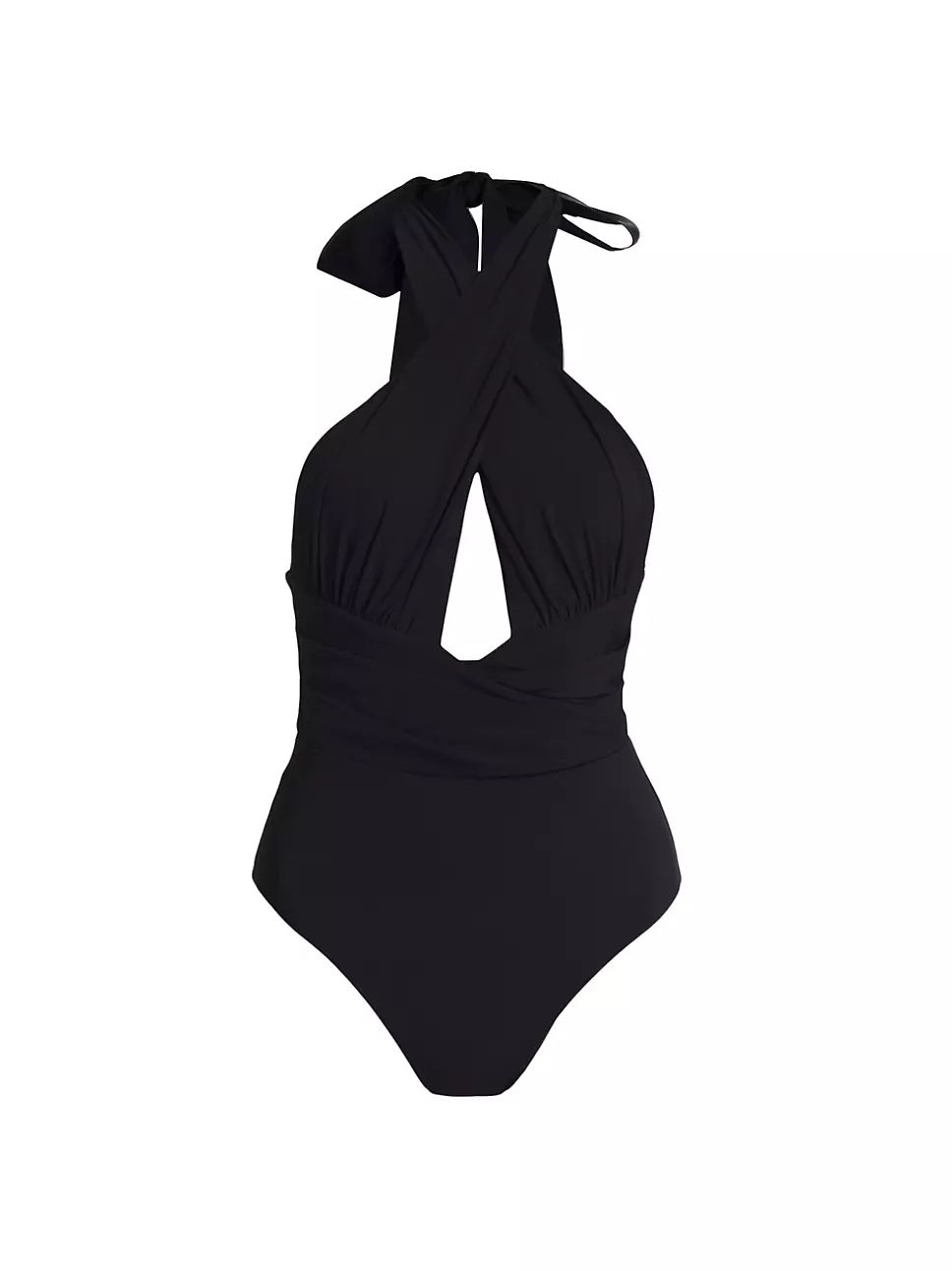 Alight Wrap Halter One-Piece Swimsuit | Saks Fifth Avenue