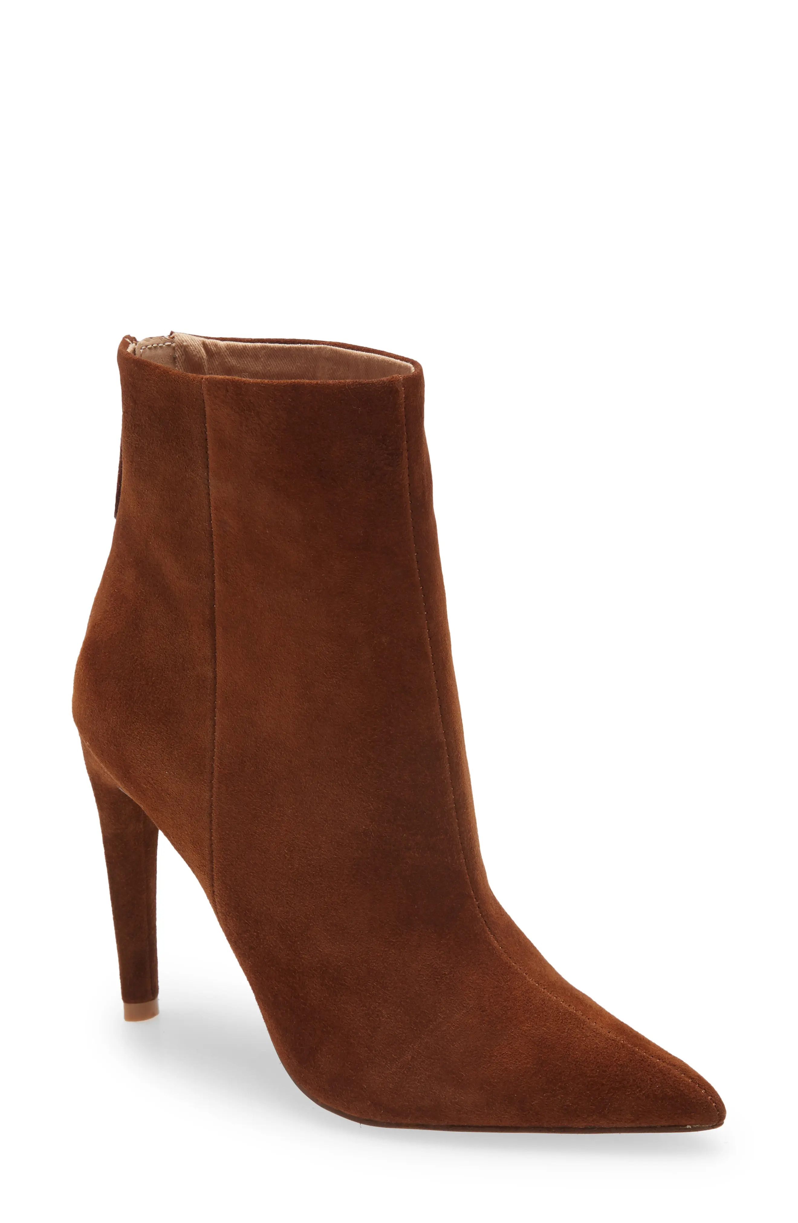 Women's Steve Madden Halena Pointed Toe Bootie, Size 10 M - Brown | Nordstrom