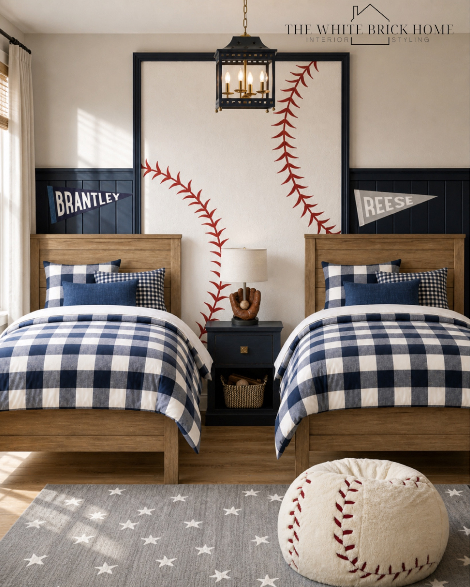 Loving this wall mural from Etsy for a fun backdrop in this shred baseball bedroom! 
❤️❤️
Boys room, boys bedroom, kids room, kids bedroom, boys room ideas, boys room decor, boys room finds, bean bag, baseball, baseball chair, baseball bean bag, shared sports themed bedroom, shared baseball boys bedroom, boys room rug, boys room bedding, boys room ideas, boys room decor, wall art, baseball room, pottery barn kids, wayfair 


#LTKSeasonal #LTKHome #LTKKids