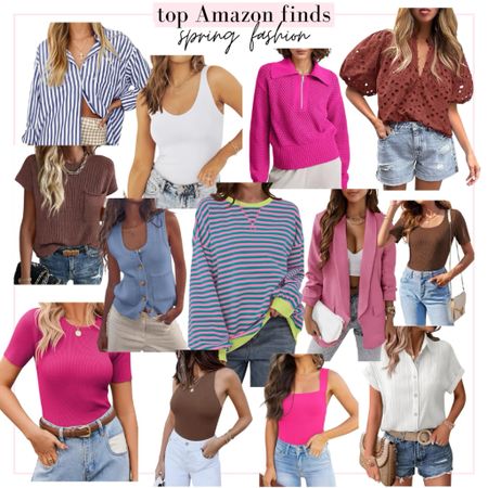 Spring tops! I own all of these and love them all!

#LTKstyletip