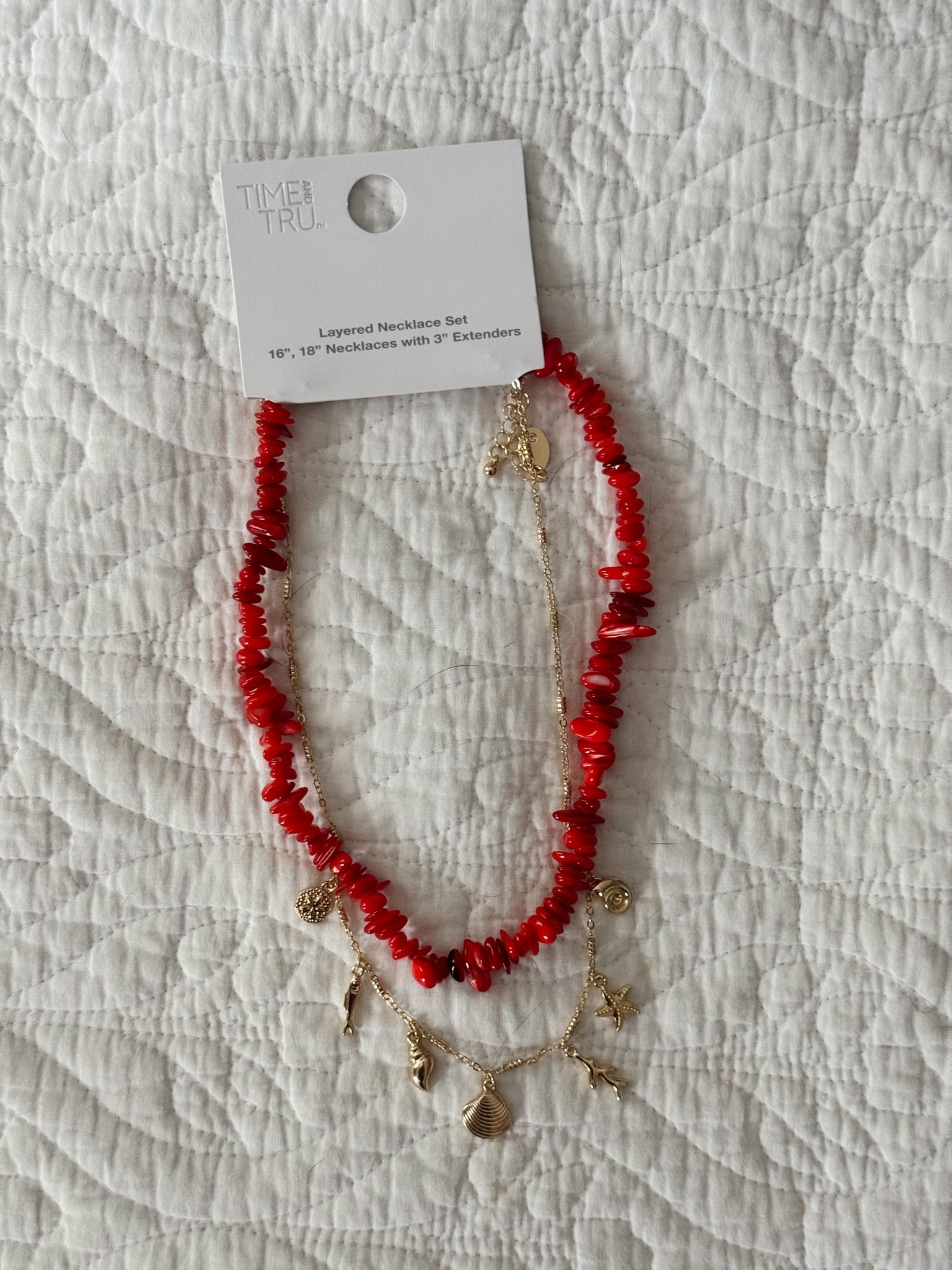 Cutest beachy necklace saw it was under $10 and had to grab it for summer/vacation 🐚🏝️🪸🐠🦞

#LTKTravel
