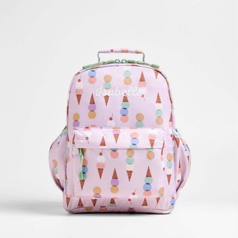 Ice Cream Cone Medium Kids Backpack with Side Pockets | Crate & Kids | Crate & Barrel