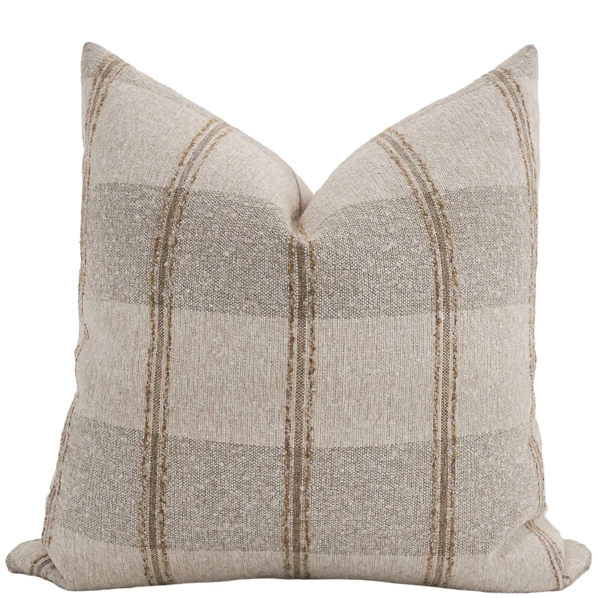 Mesa Stripe | Wheat Pillow Cover | Hackner Home (US)