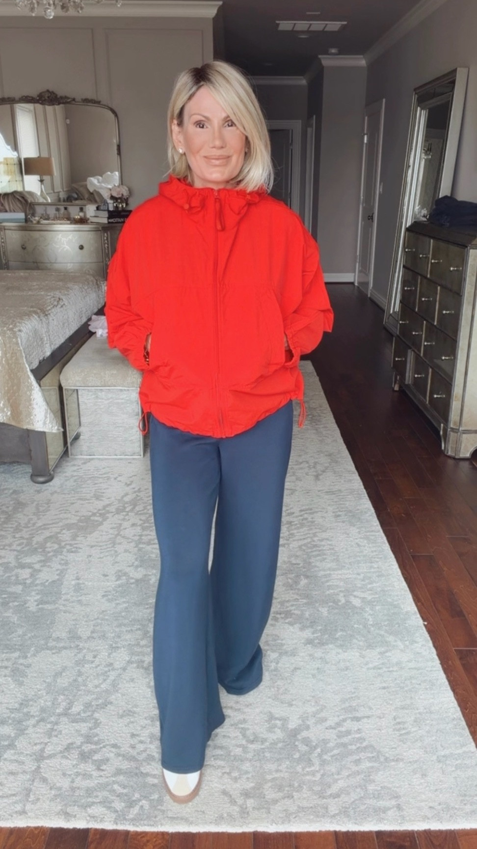 Funnel neck jacket styled with joggers or jeans 

#LTKSeasonal #LTKootd #LTKgrwm