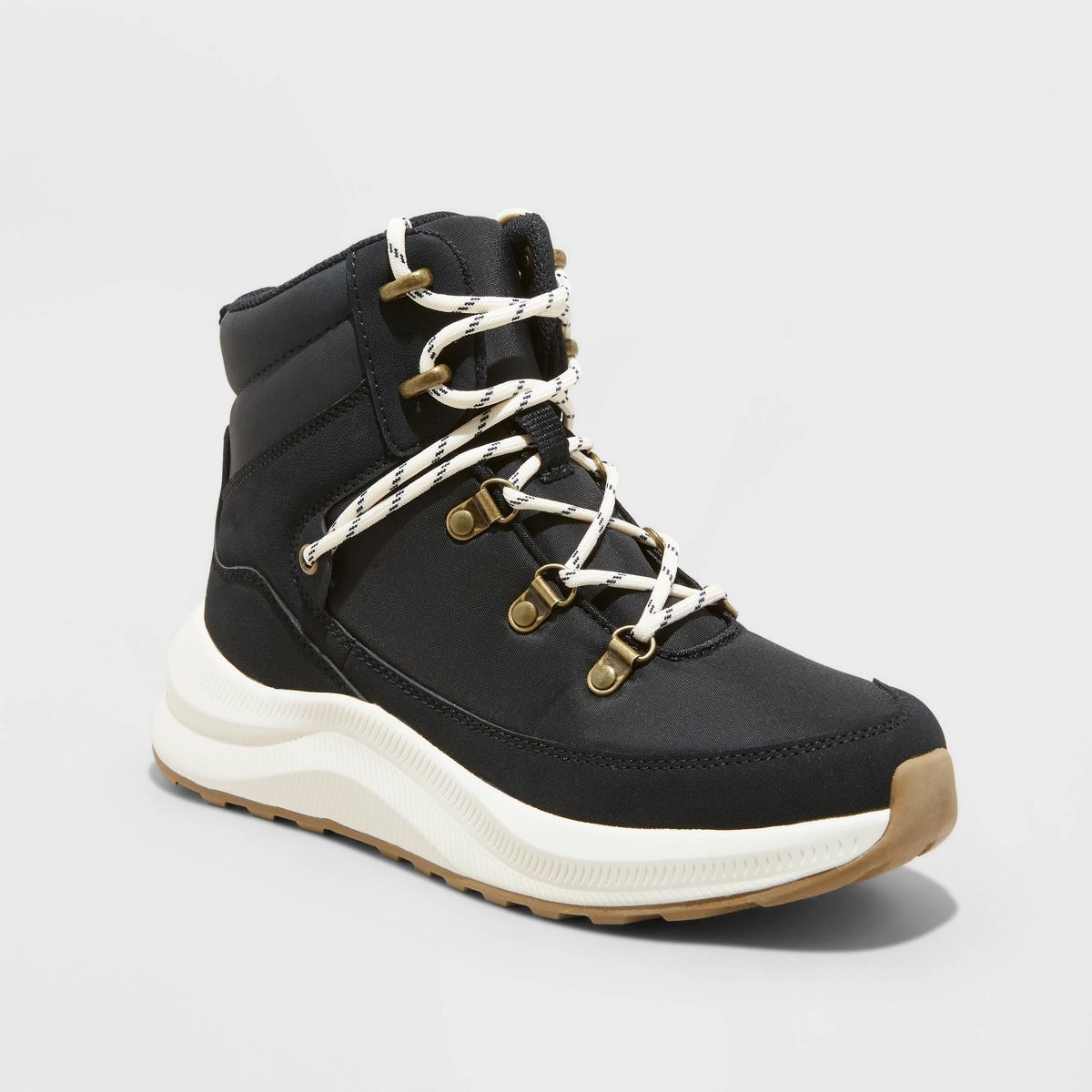 Women's Norah Winter Hiker Boots - Universal Thread™ Black 8 | Target