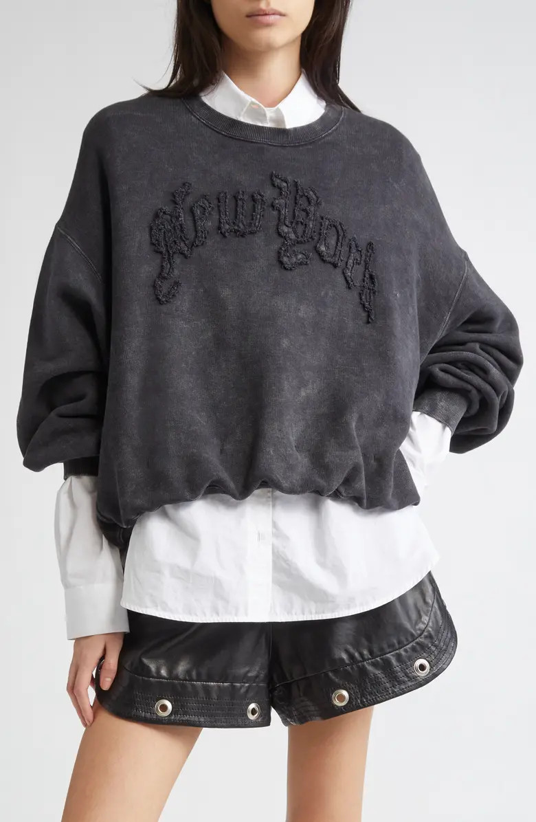 New York Appliqué Balloon Sweatshirt | Nordstrom