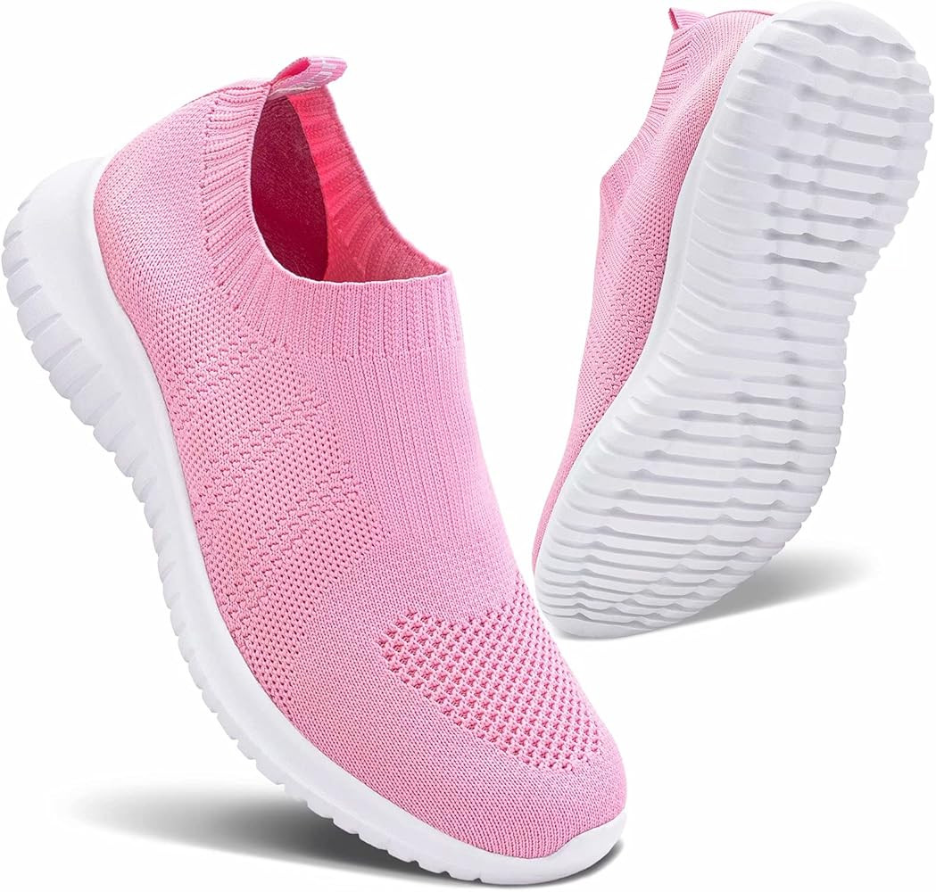 konhill Women's Walking Tennis Shoes - Lightweight Athletic Casual Gym Slip on Sneakers | Amazon (US)